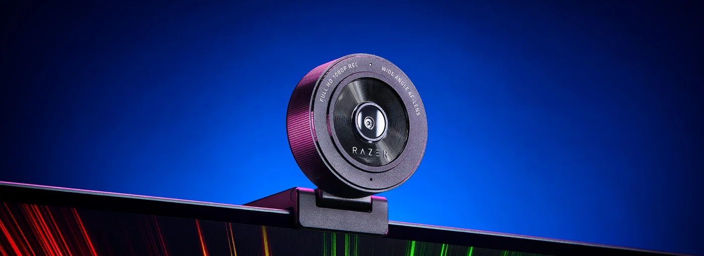 Kiyo X camera on its mounting stand; this X model has no built-in physical ring light.