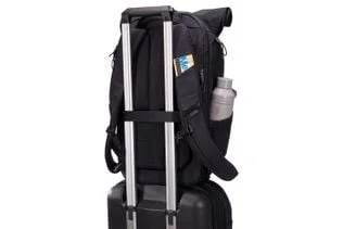 Luggage pass-through shown with a suitcase not included.