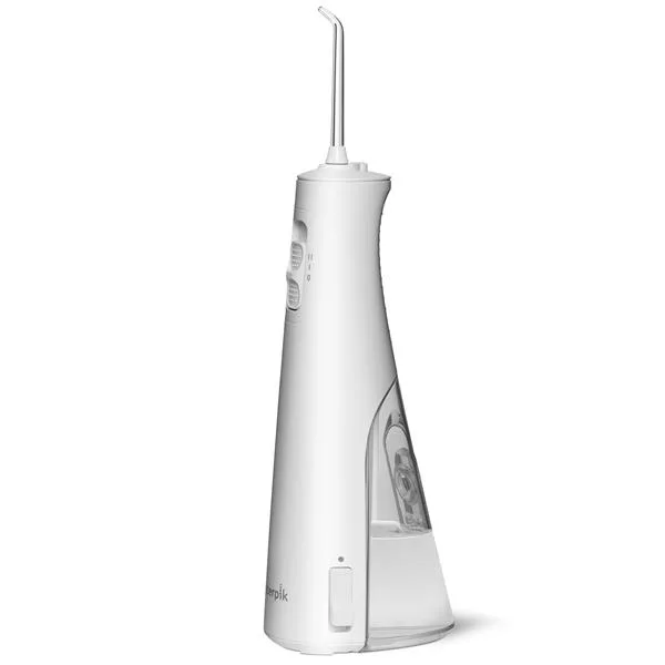 Side view showing the integrated reservoir.