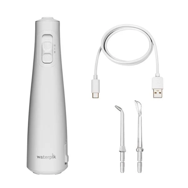 Handle, USB charging cable, Precision tip and Tongue Cleaner tip; wall adapter is not included.