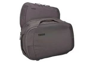 The removable attaché alongside the main bag.