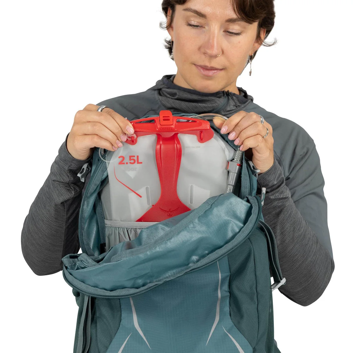 Blue same-model reservoir-sleeve access; reservoir is not included.