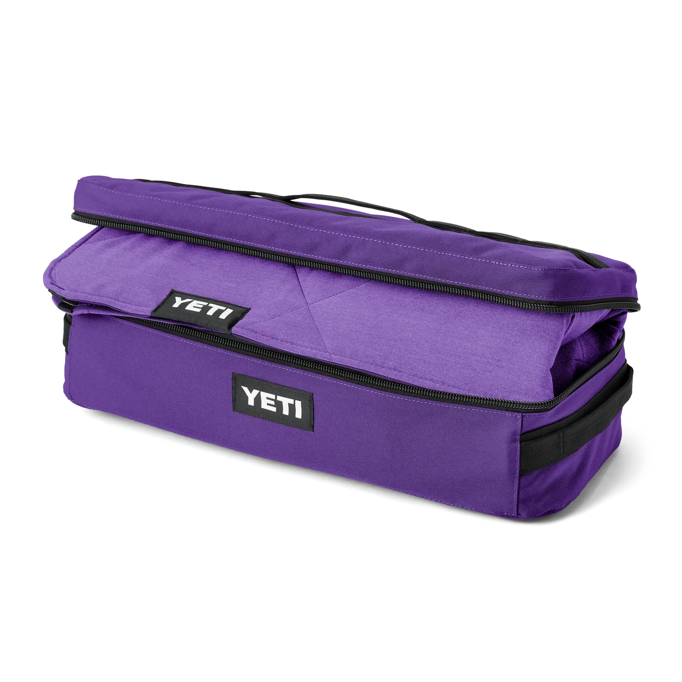 Pace Purple carry bag with handles; blanket is stored inside.