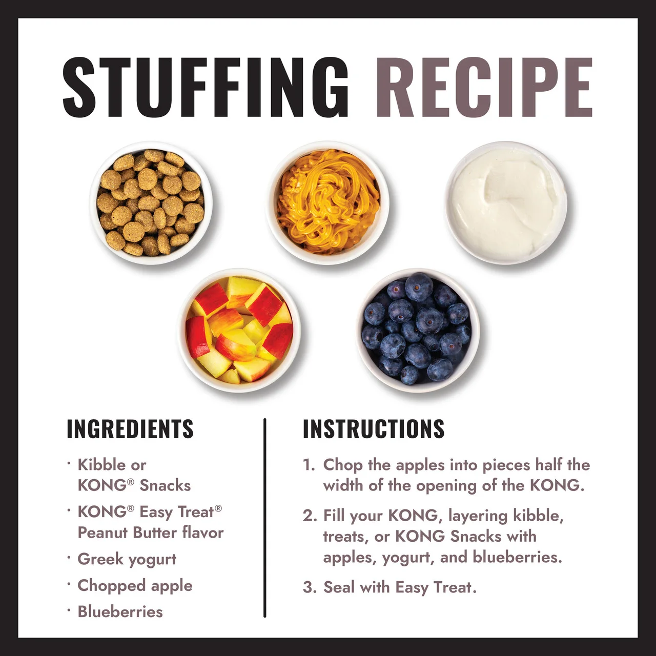 Generic maker stuffing-recipe example, not included food or individualized dietary advice.