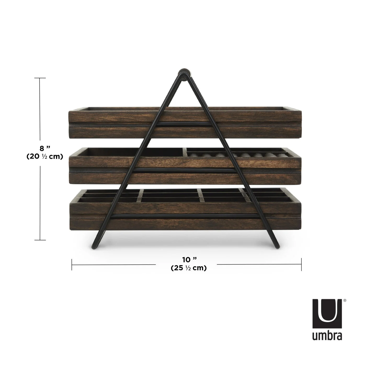 Maker dimension diagram; allow extra clearance for sliding trays.