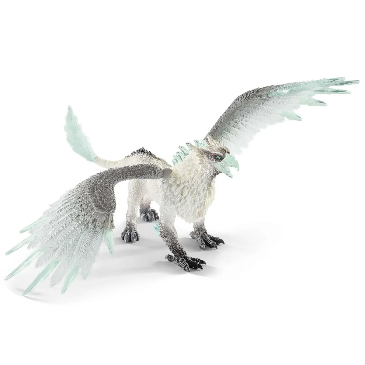 Side angle showing the wing and feather details.