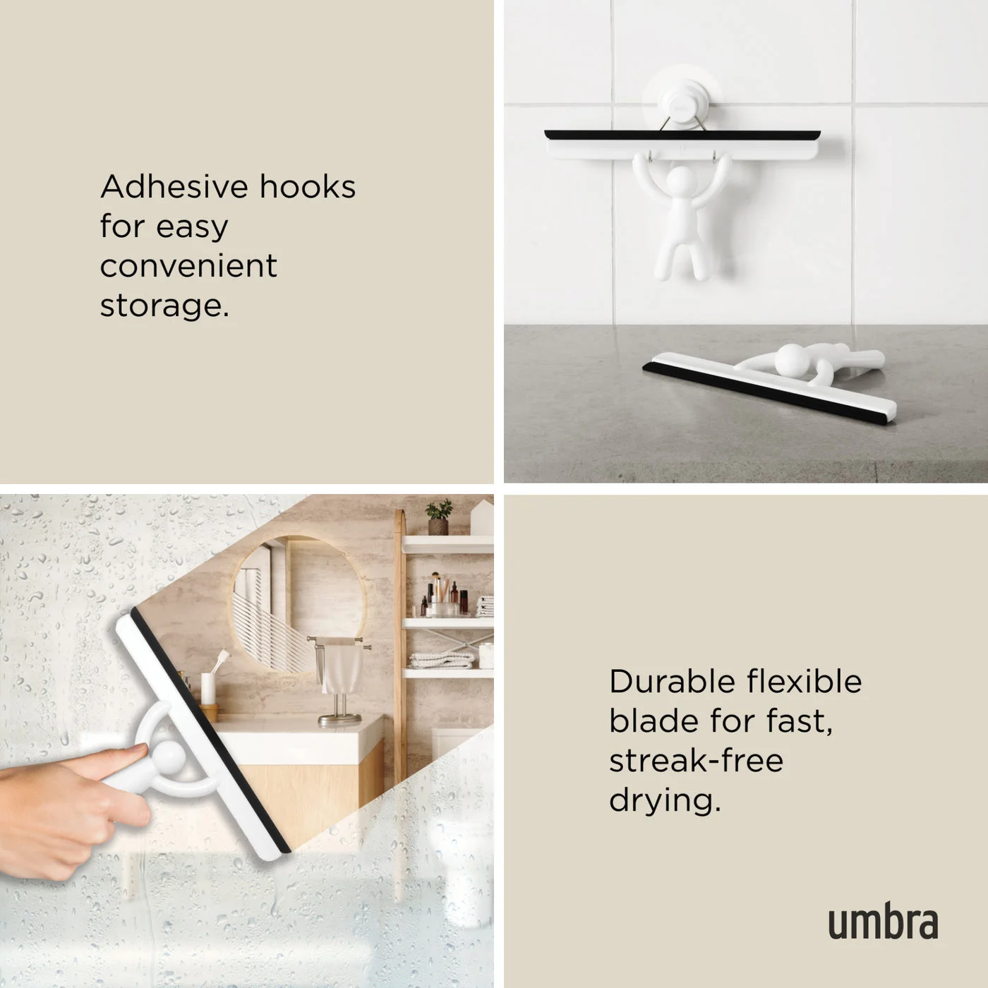 Maker usage and hanging reference; easy storage and streak-free wording are manufacturer claims, not our test.