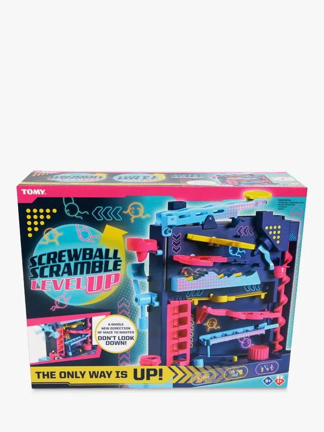 Regional product packaging identifies the Level Up version, not the original flat maze.
