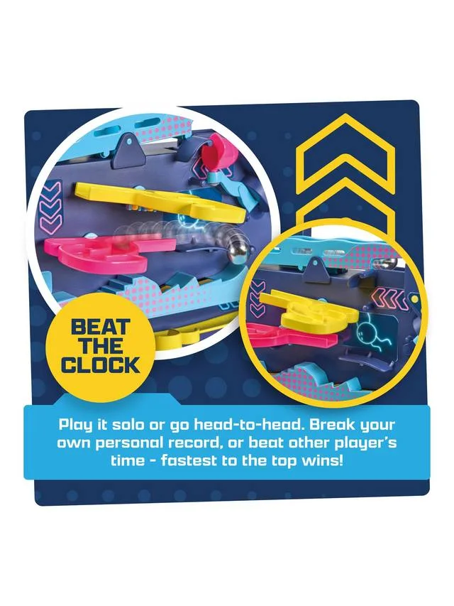 The supplied product graphic illustrates timed solo or turn-taking play; no separate timer is assumed included.