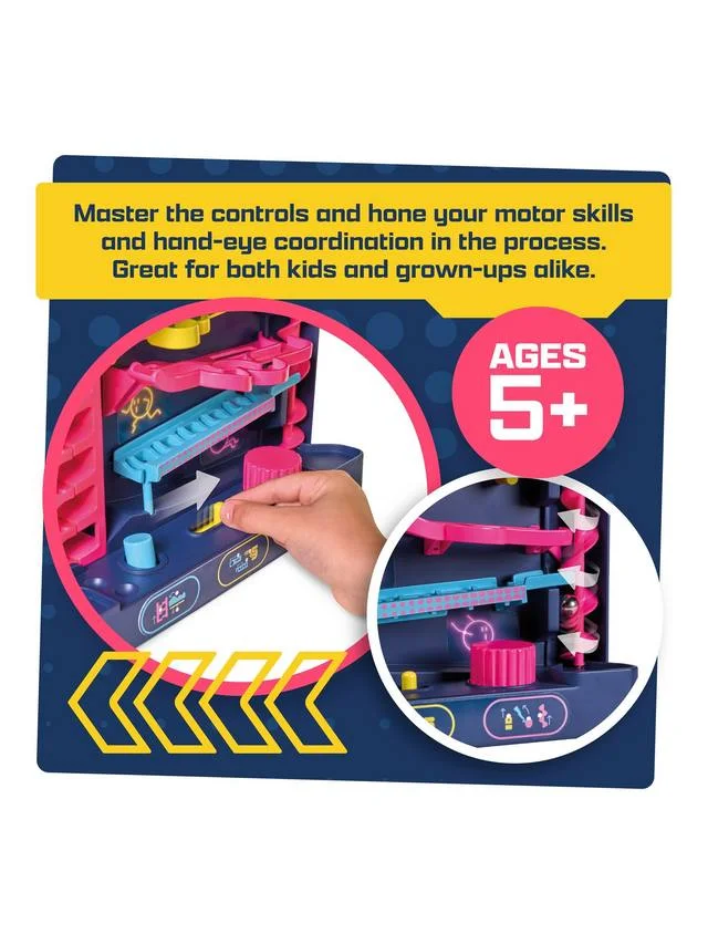 Product graphic identifies the age-five-plus recommendation and manual control area.