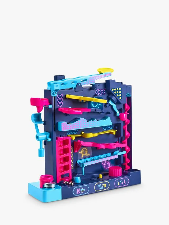 The upright Level Up course with its three controls at the base.