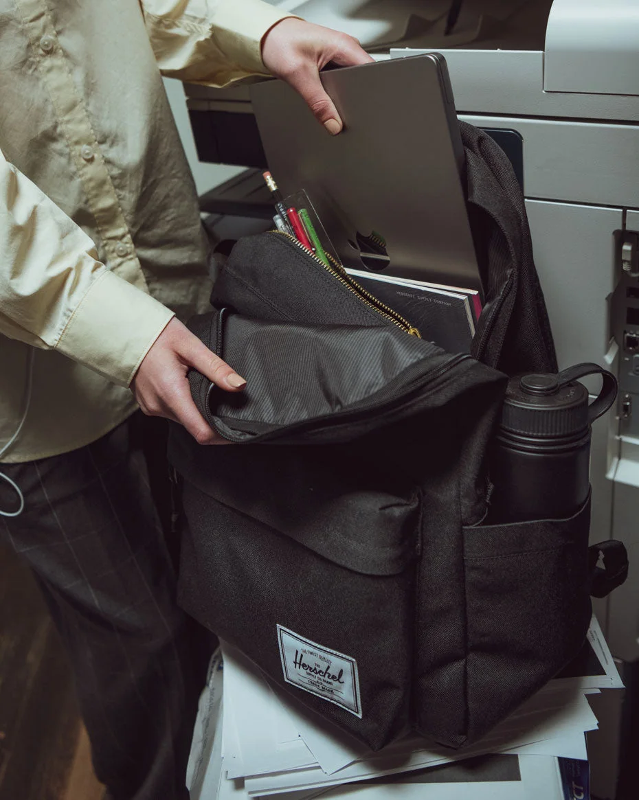 Standard Black reference with a laptop being placed in the sleeve; check your actual device size.