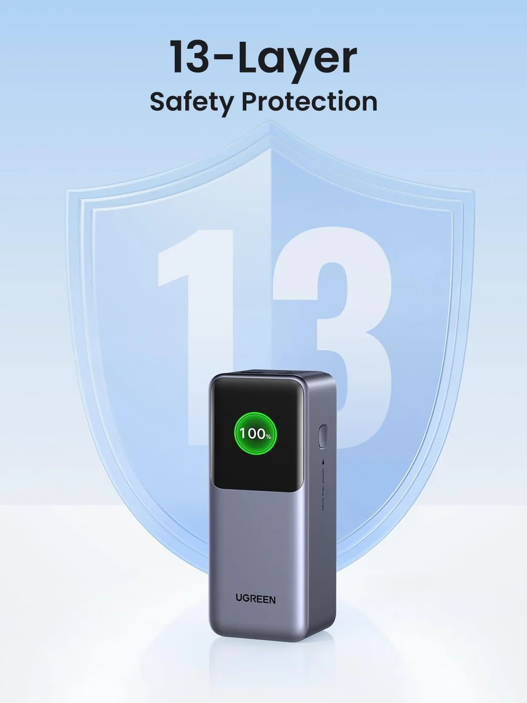 Maker protection-feature panel; do not interpret it as a guarantee against faults.