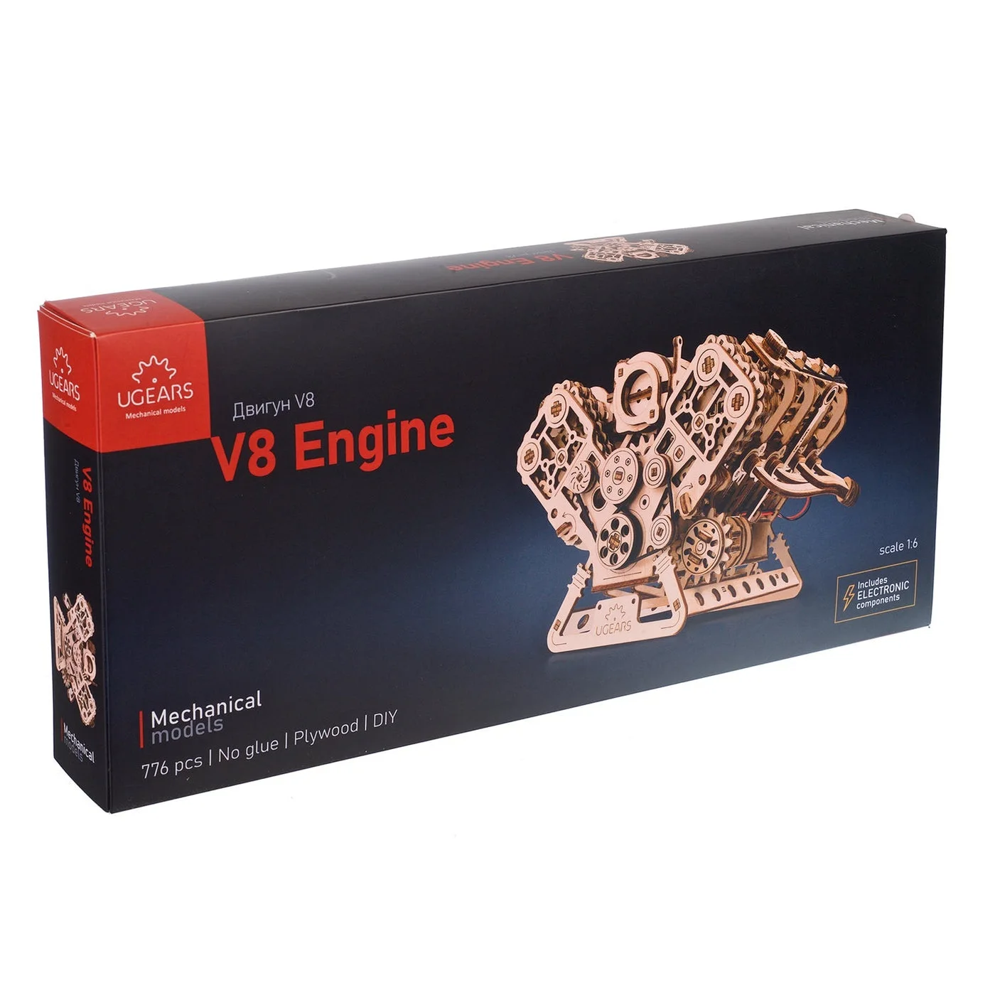V8 Engine assembly-kit package.