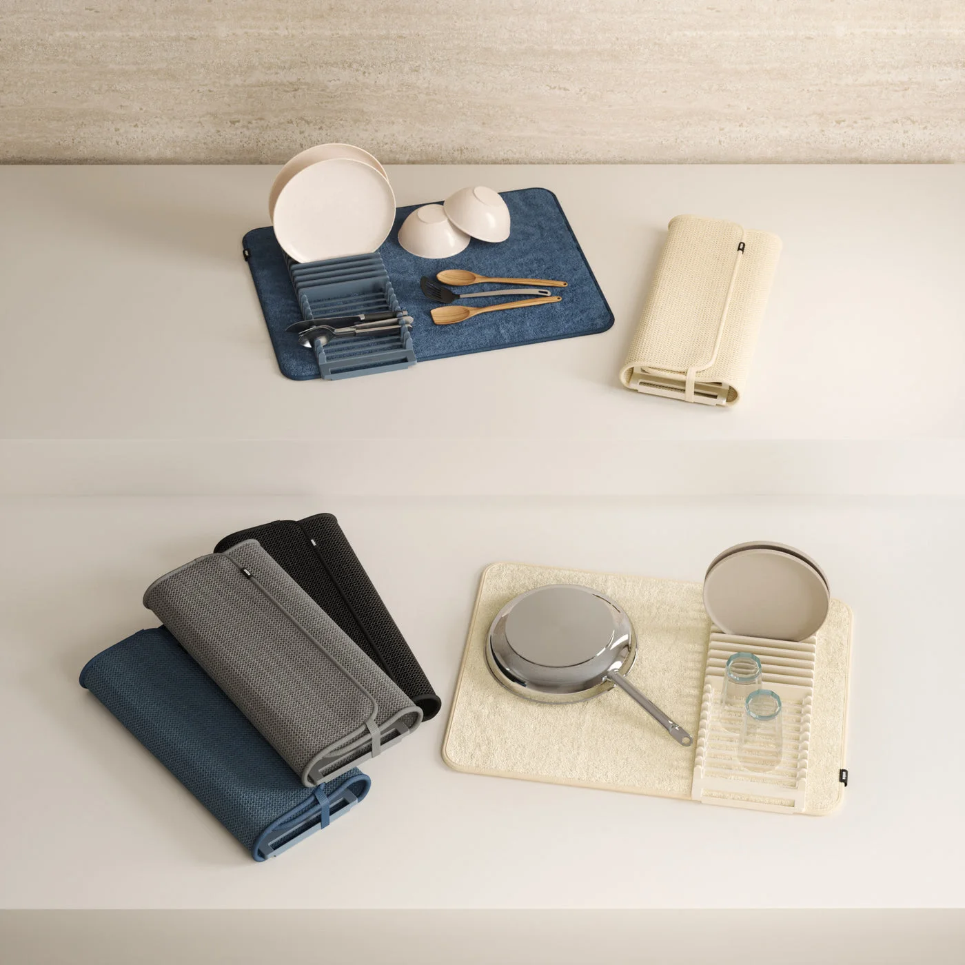 UDry family reference showing other colours, not additional mats in the selected purchase.