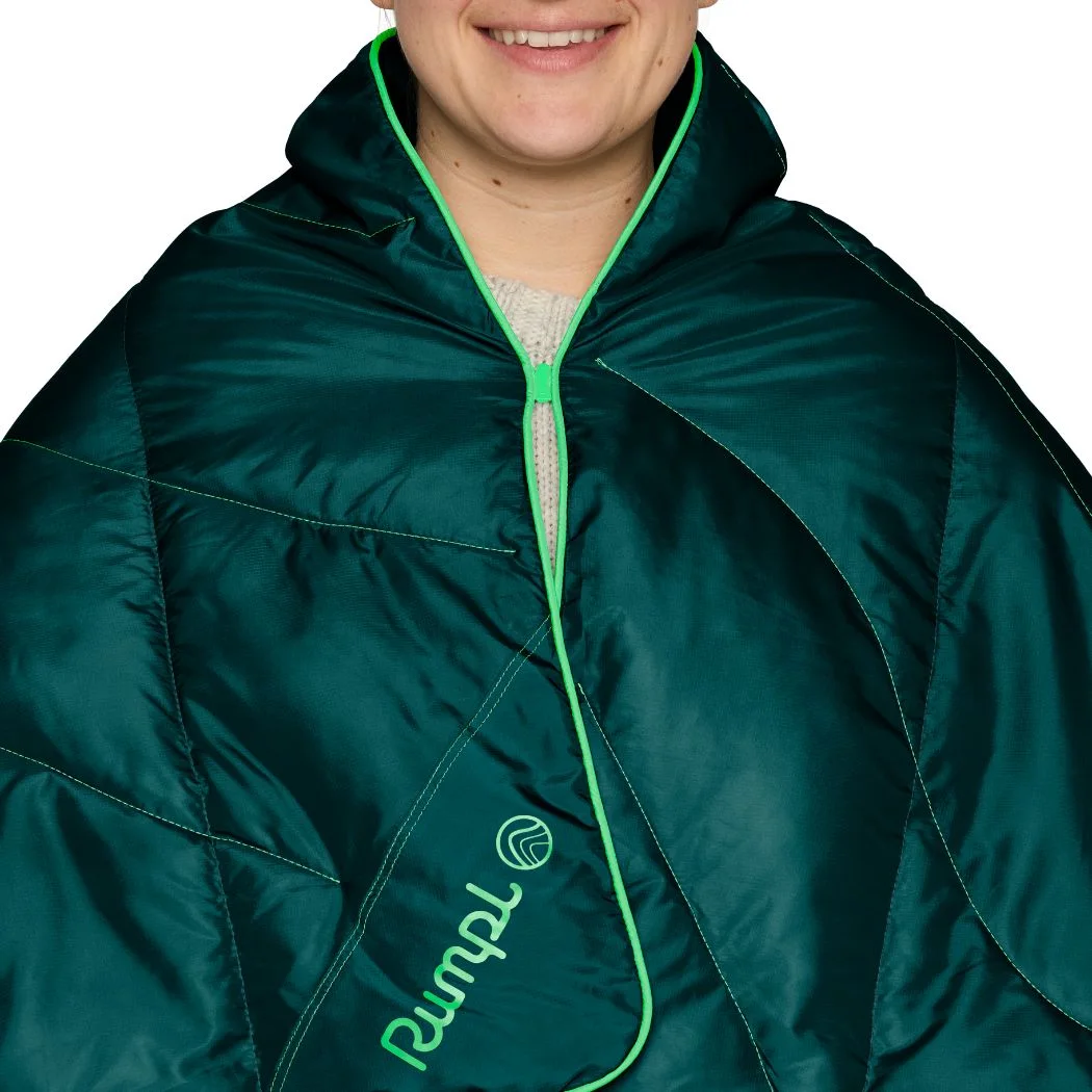 Cape Clip fastening in a staged wear demonstration.
