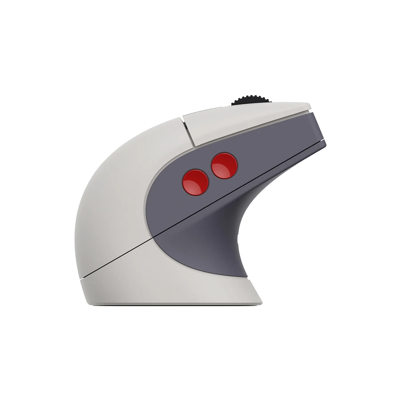 N Edition side view identifies the recessed red side buttons.