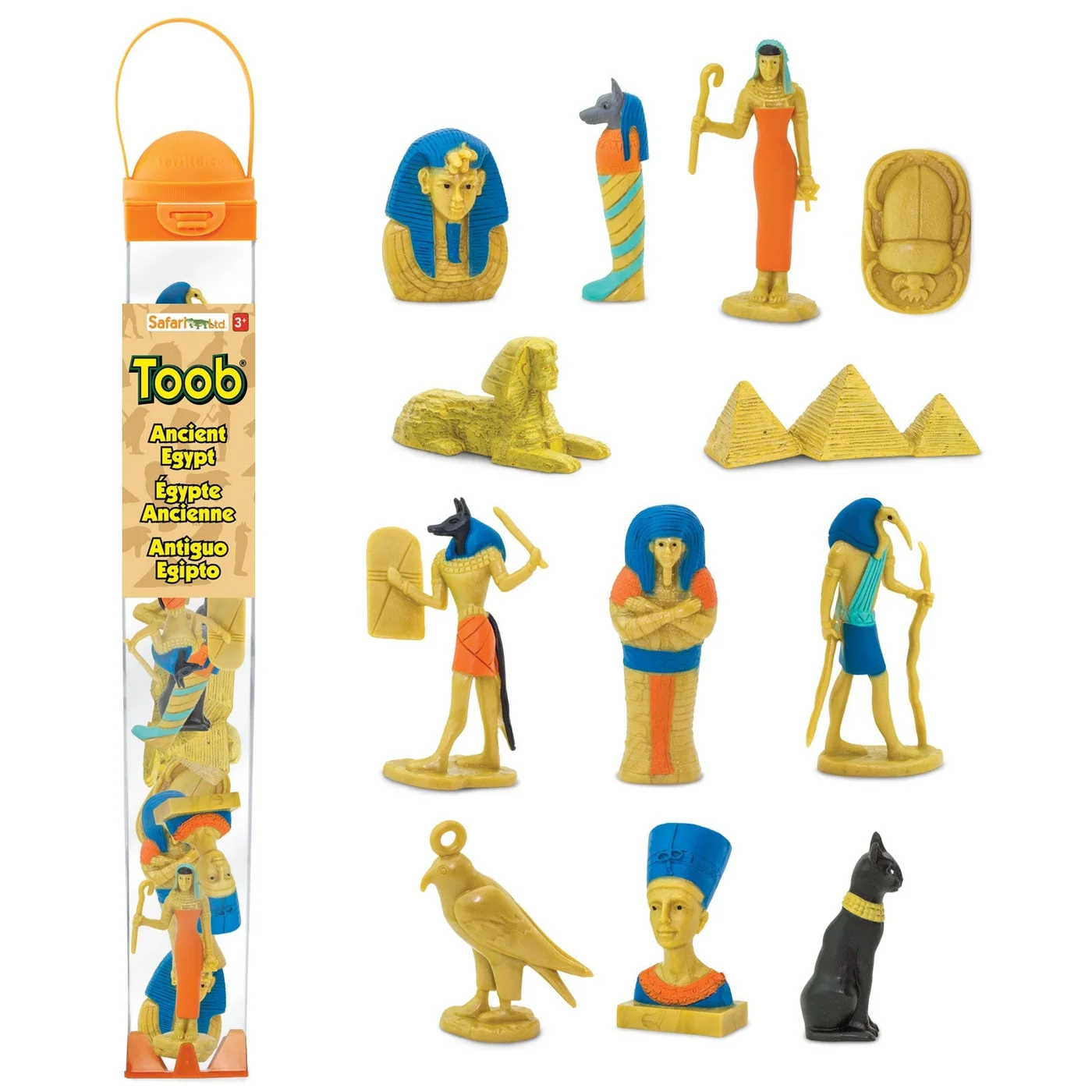 Ancient Egypt TOOB 12-Figure Set — manufacturer reference view 1 — staged accessories not included