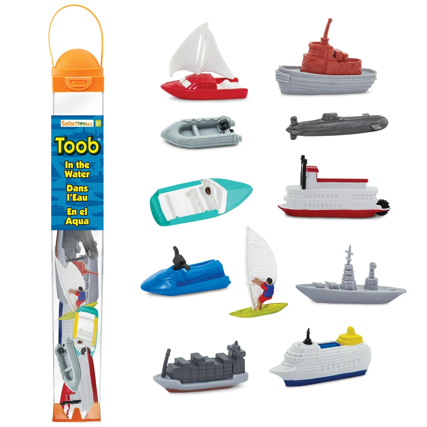 In the Water TOOB 11-Vessel Set — manufacturer reference view 1 — staged scenery not included