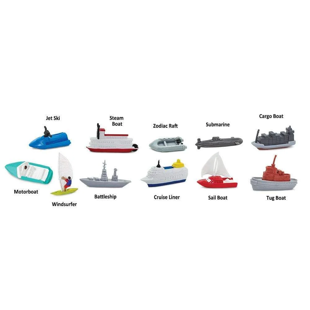 In the Water TOOB 11-Vessel Set — manufacturer reference view 4 — staged scenery not included