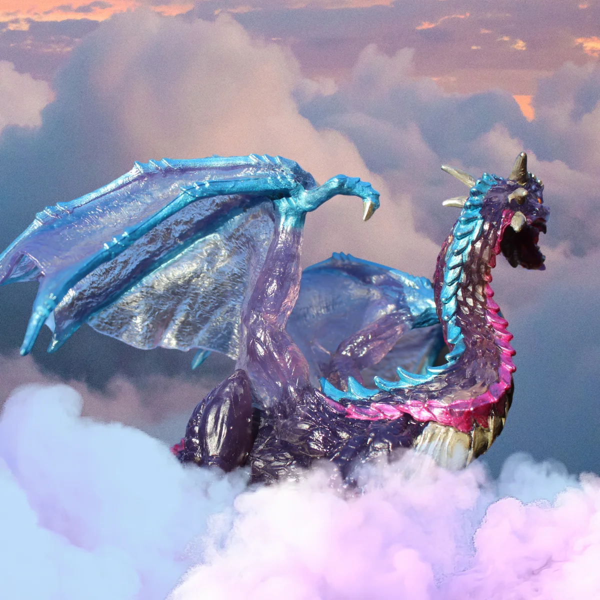 Cloud Dragon Figure — manufacturer reference view 9 — staged background props not included