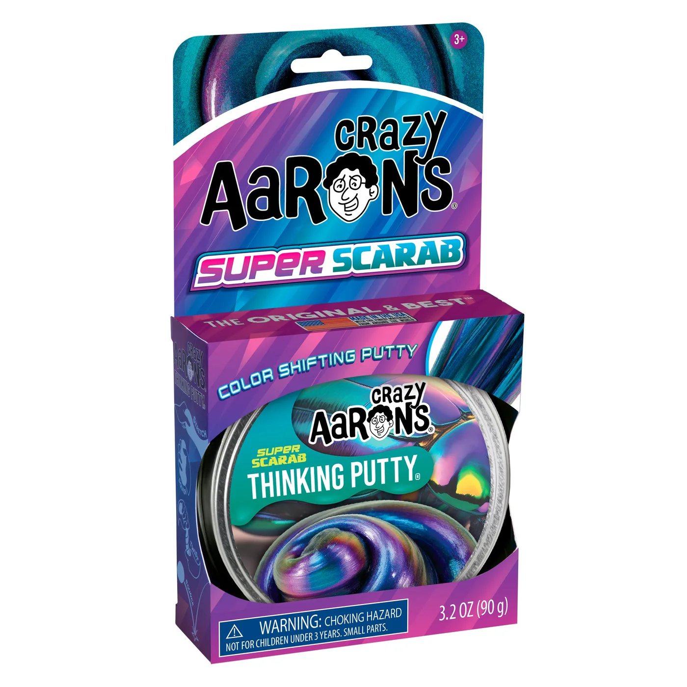Super Scarab Thinking Putty SC020 Full-Size Tin — manufacturer reference view 9 — maker effect demonstration, not a Findweave hands-on test