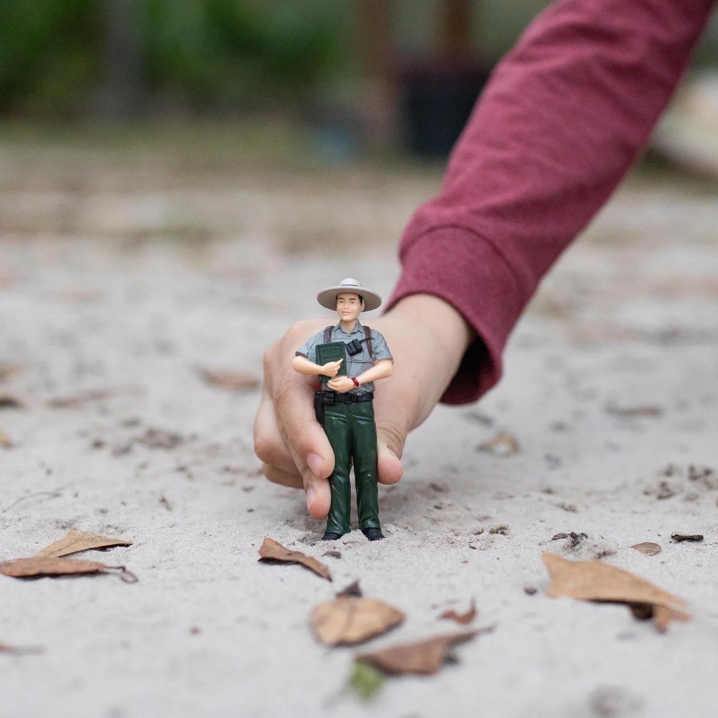 Jim the Park Ranger Figure — manufacturer reference view 5 — staged props not included