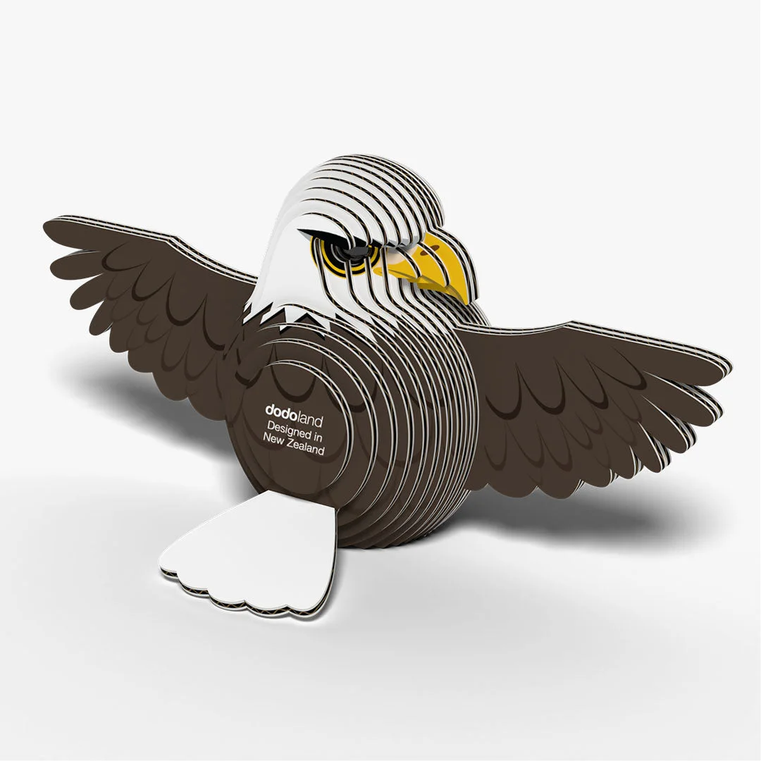 022 Bald Eagle 3D Paper Craft Kit — manufacturer reference view 5