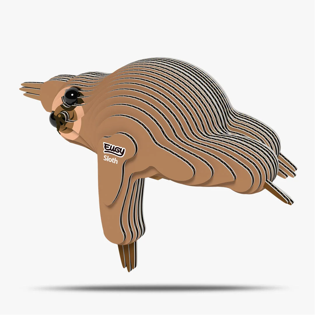 032 Sloth 3D Paper Craft Kit — manufacturer reference view 4