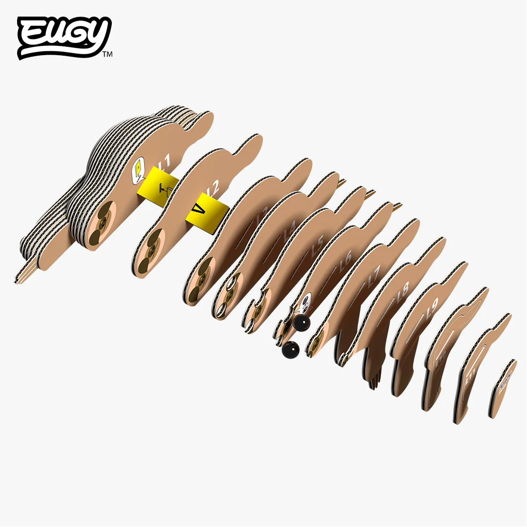 032 Sloth 3D Paper Craft Kit — manufacturer reference view 5