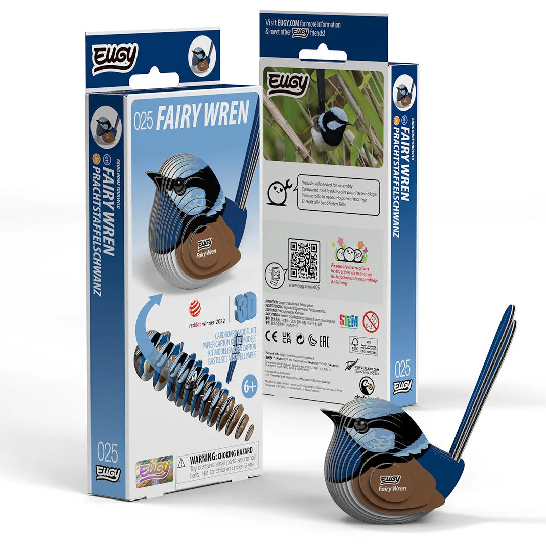 025 Fairy Wren 3D Paper Craft Kit — manufacturer reference view 6