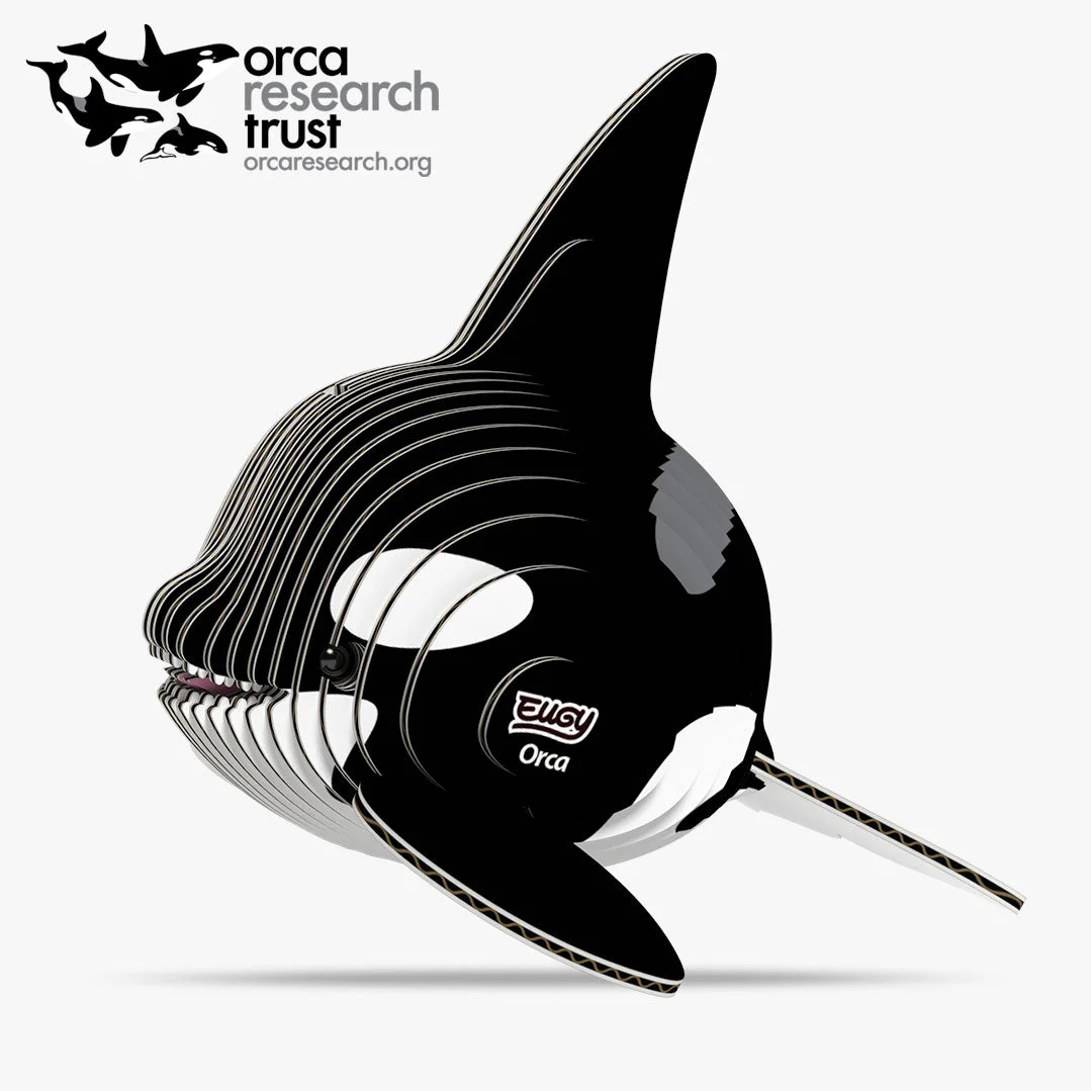 Orca 020 28 Piece Paper Craft Kit — manufacturer reference view 1 — assembled reference model; supplied as a kit
