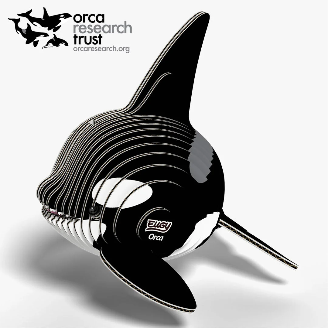 Orca 020 28 Piece Paper Craft Kit — manufacturer reference view 2 — assembled reference model; supplied as a kit