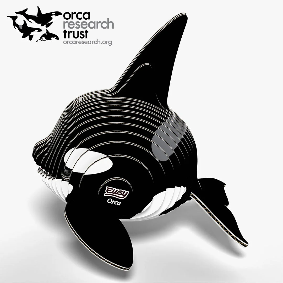 Orca 020 28 Piece Paper Craft Kit — manufacturer reference view 3 — assembled reference model; supplied as a kit