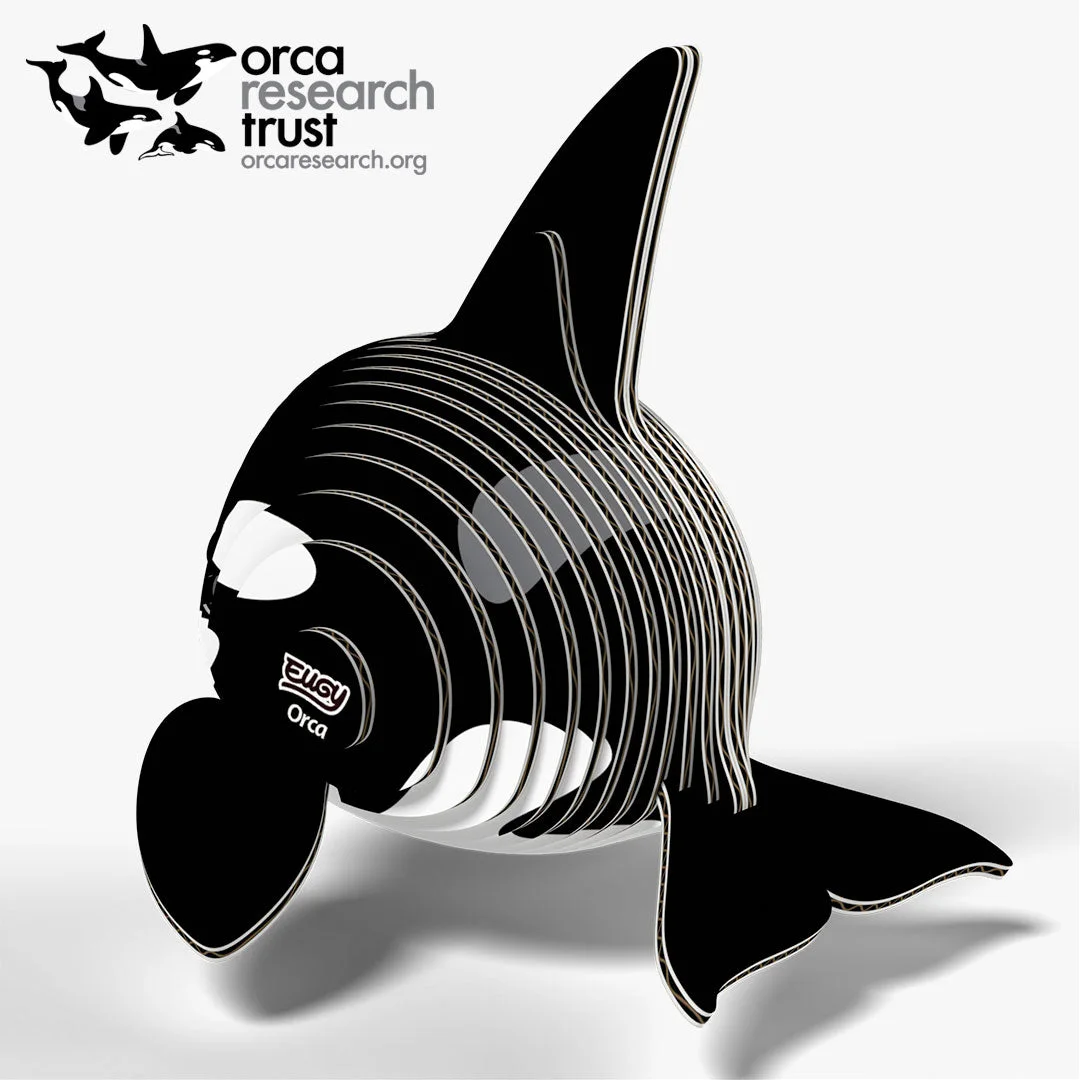 Orca 020 28 Piece Paper Craft Kit — manufacturer reference view 4 — assembled reference model; supplied as a kit
