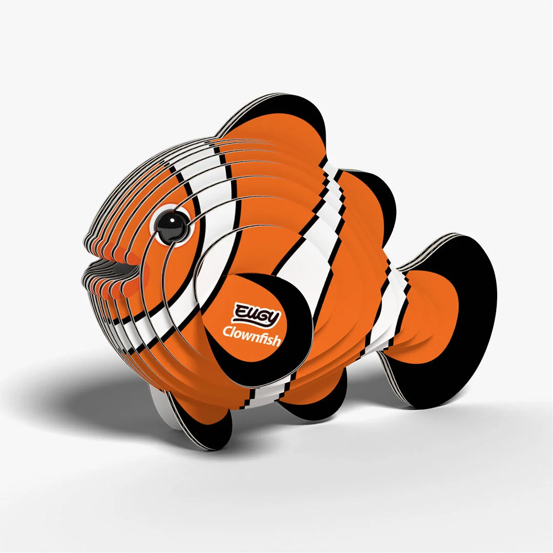 Clownfish 037 Layered Paper 3D Puzzle Kit — manufacturer reference view 2 — assembled or exploded reference of an unassembled paper kit