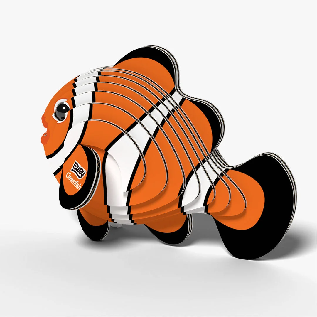 Clownfish 037 Layered Paper 3D Puzzle Kit — manufacturer reference view 3 — assembled or exploded reference of an unassembled paper kit