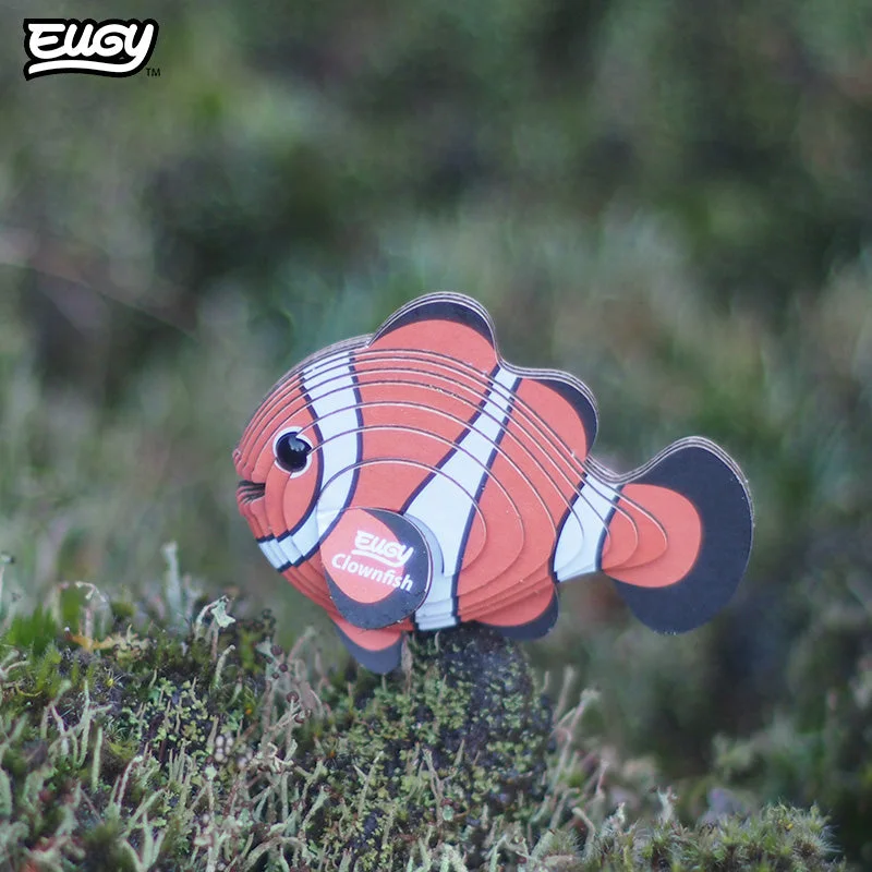 Clownfish 037 Layered Paper 3D Puzzle Kit — manufacturer reference view 8 — assembled or exploded reference of an unassembled paper kit