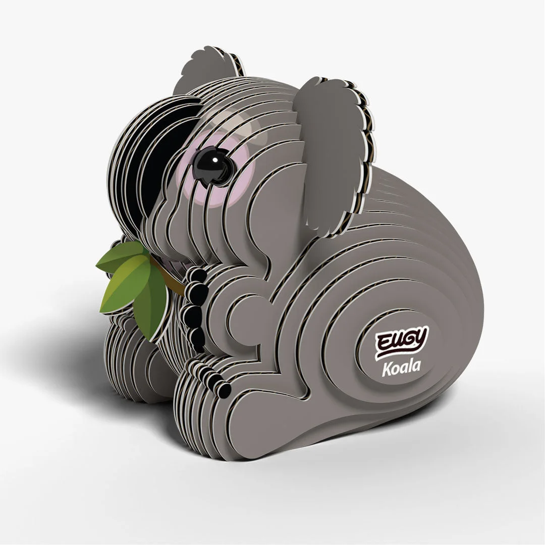 Koala 016 33 Piece Paper Craft Kit — manufacturer reference view 2 — assembled reference model; supplied as a kit