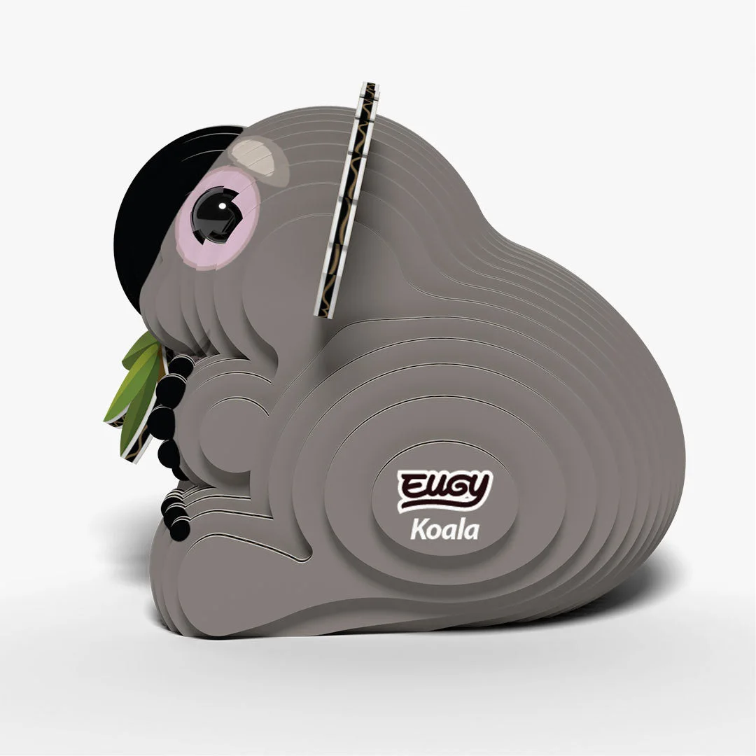 Koala 016 33 Piece Paper Craft Kit — manufacturer reference view 3 — assembled reference model; supplied as a kit