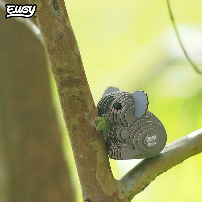 Koala 016 33 Piece Paper Craft Kit — manufacturer reference view 8 — assembled reference model; supplied as a kit
