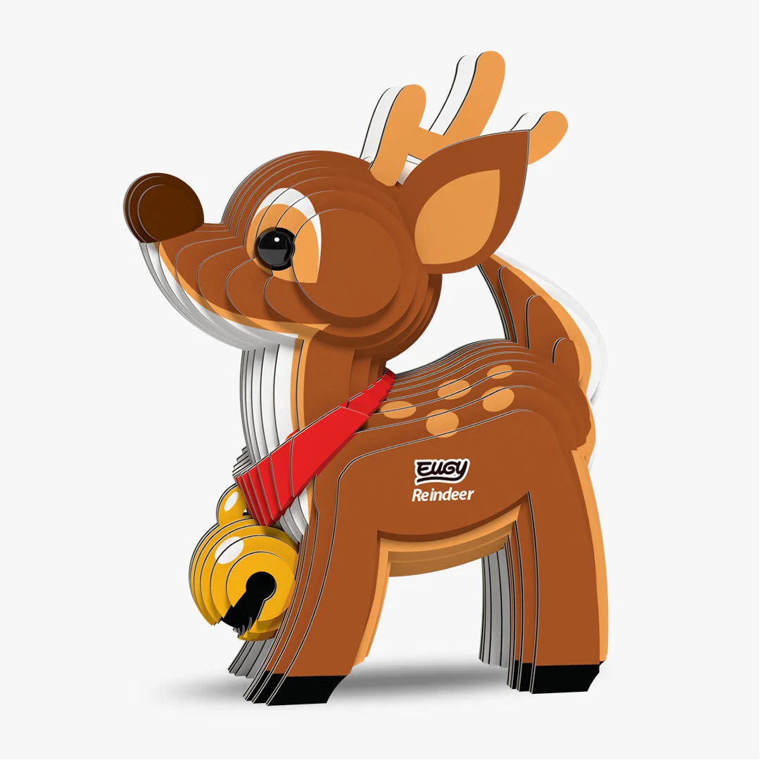 054 Reindeer 3D Paper Craft Kit — manufacturer reference view 1