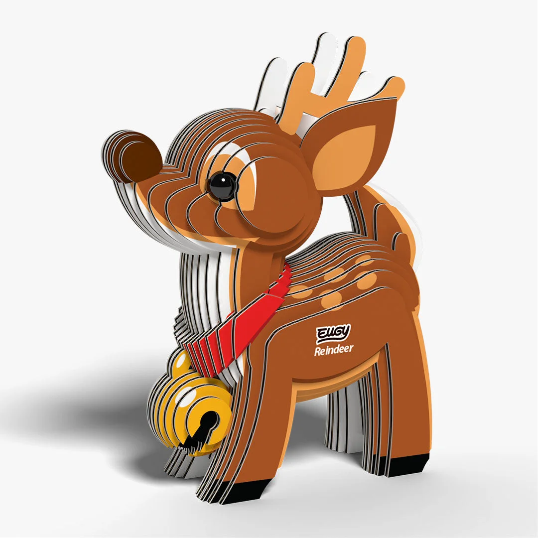 054 Reindeer 3D Paper Craft Kit — manufacturer reference view 2