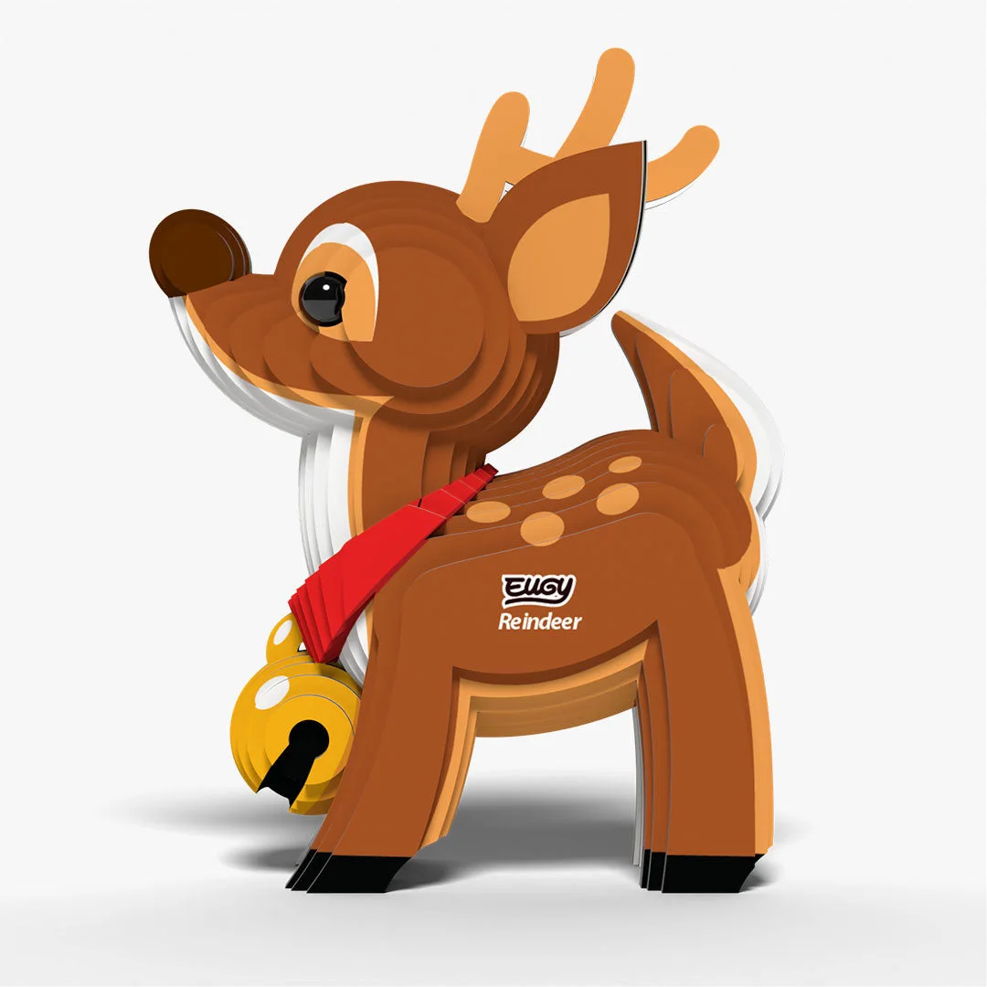 054 Reindeer 3D Paper Craft Kit — manufacturer reference view 3