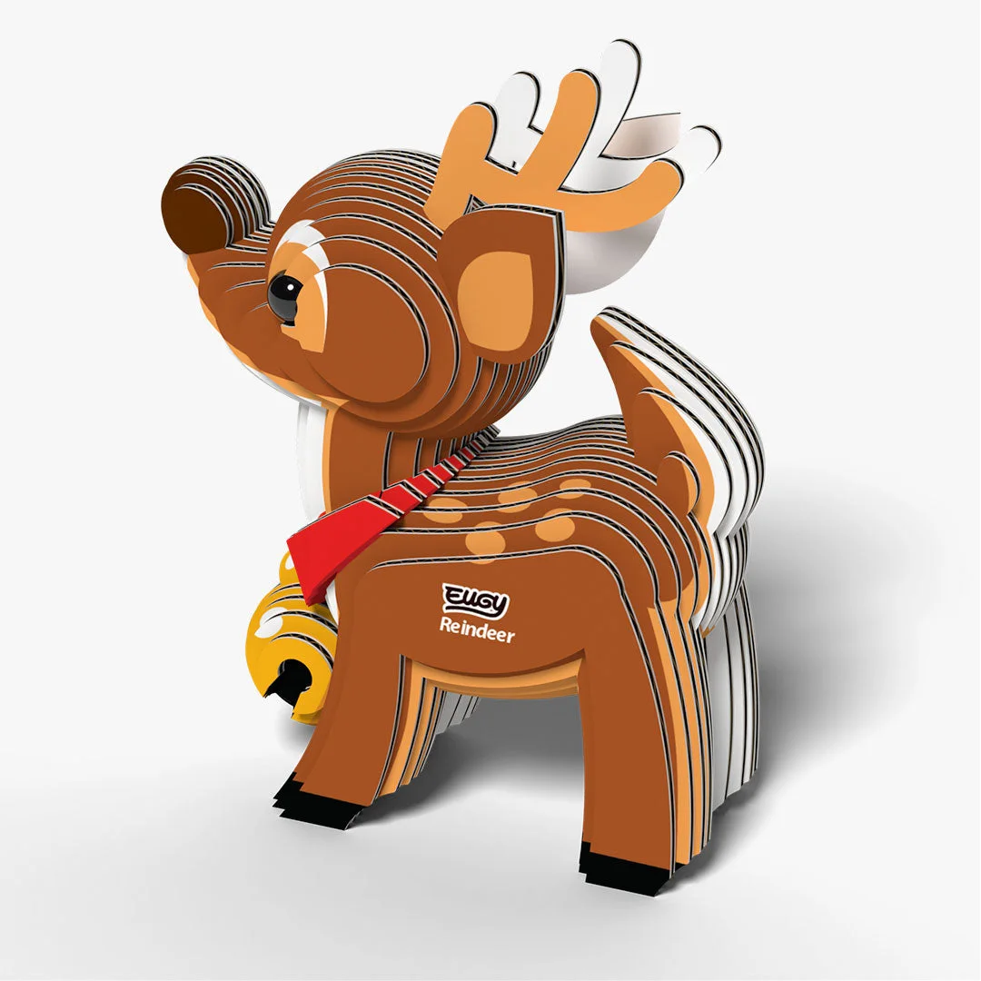 054 Reindeer 3D Paper Craft Kit — manufacturer reference view 4