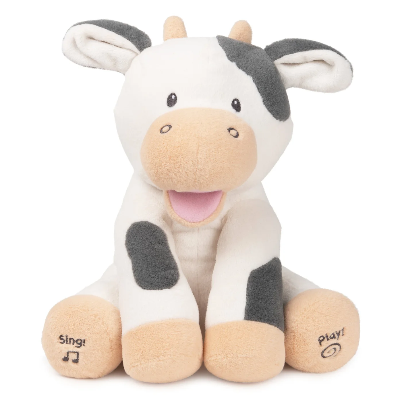 Animated Buttermilk Cow 12-Inch 6066847 — manufacturer reference view 1
