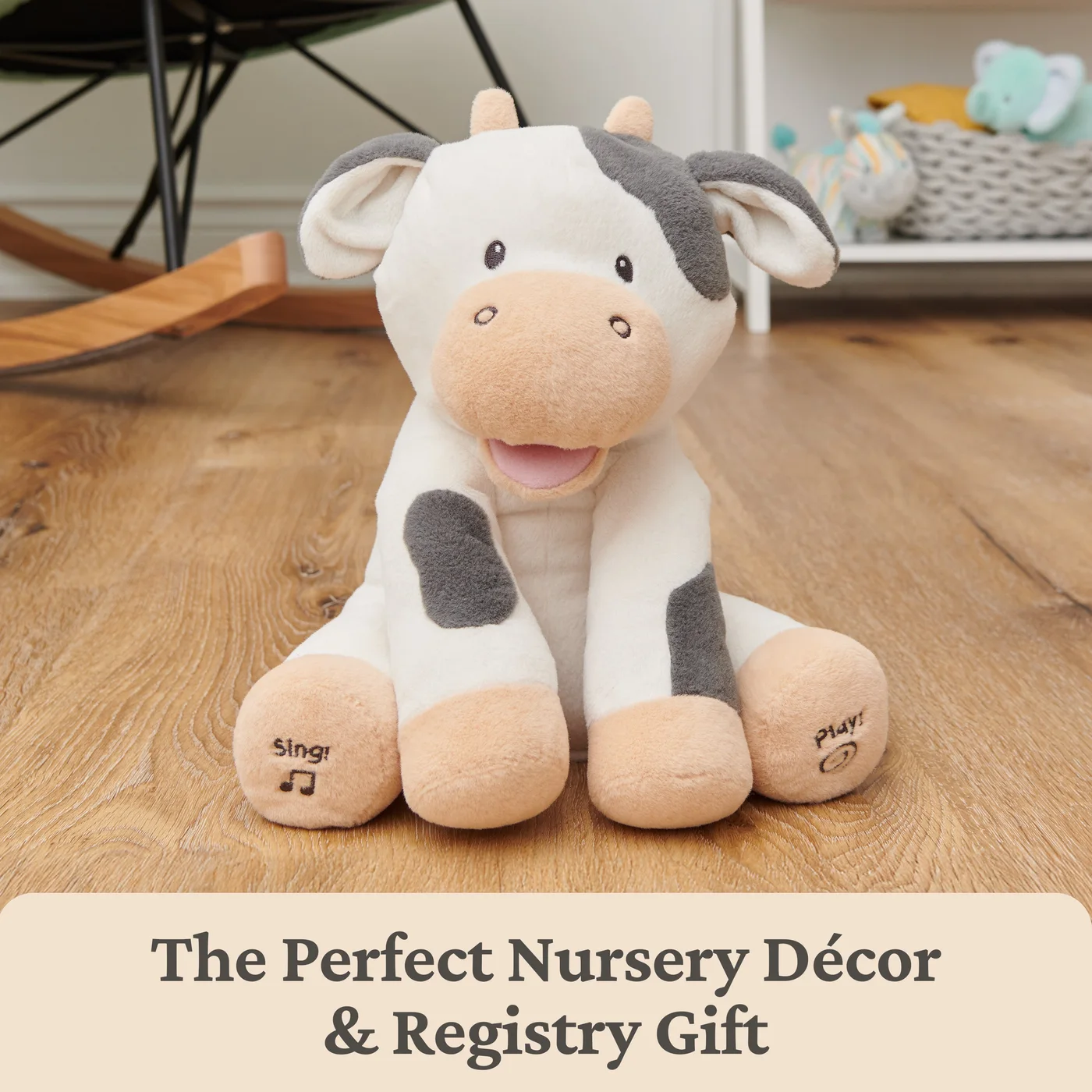 Animated Buttermilk Cow 12-Inch 6066847 — manufacturer reference view 7