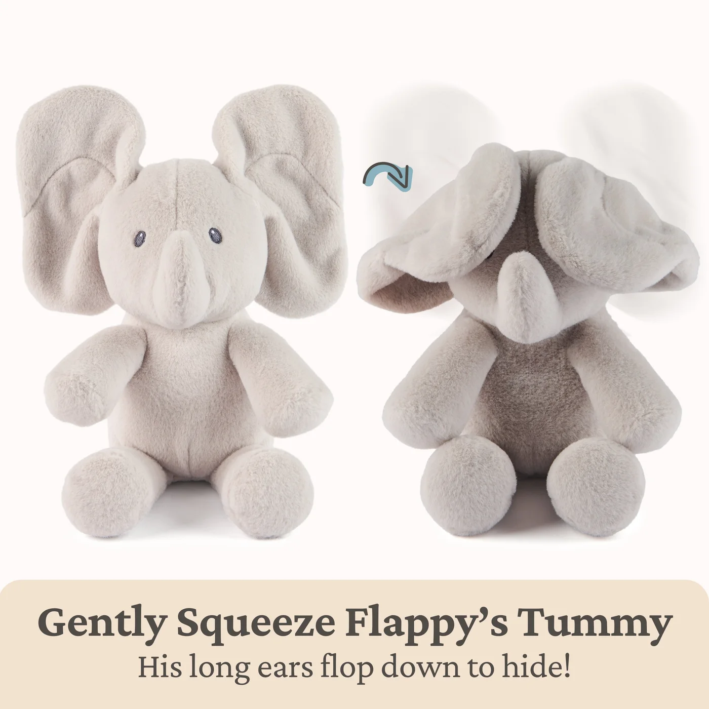 Peek-a-Boo Flappy Elephant 7-Inch 6071301 — manufacturer reference view 2