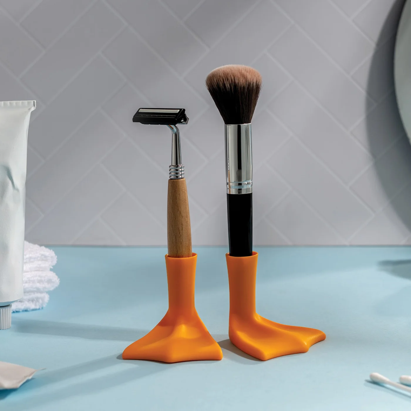 Duck-Clean Two-Pack Duck Feet Toothbrush Holders OT2612 — manufacturer reference view 4