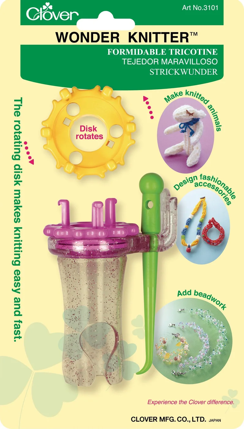 Clover Wonder Knitter 3101 — manufacturer retail package